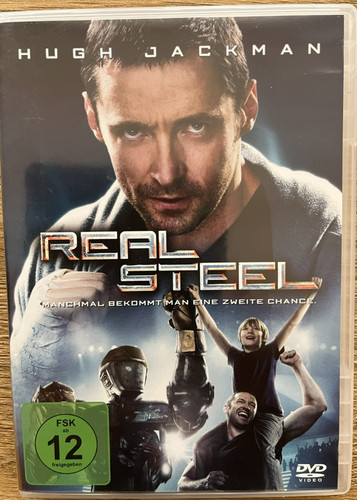 Dvd real steel hugh - dvd, ,,real